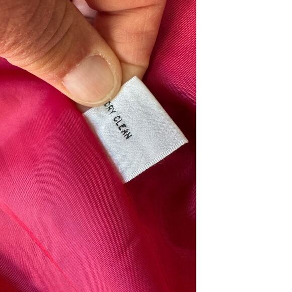 Embroidered Pink & Black Talbots Jacket, size Women's 16, Hook & Eye Closure - Picture 10 of 11